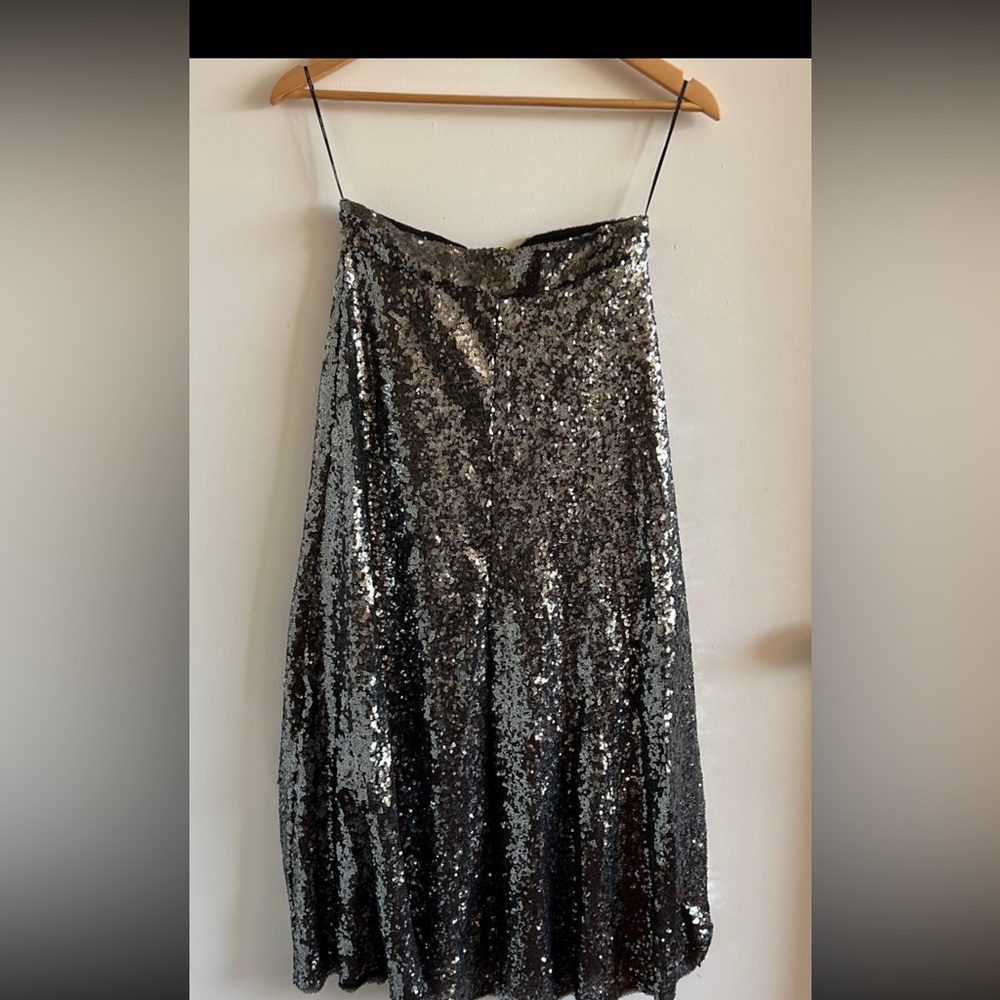 Zara Black Sequin Skirt
